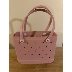 Bogg Bag Baby Bogg Tote Small Pink Waterproof Washable EVA Beach Bag